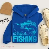 I'd Rather Be Fishing For Fisher Gift Hoodie thumb 4