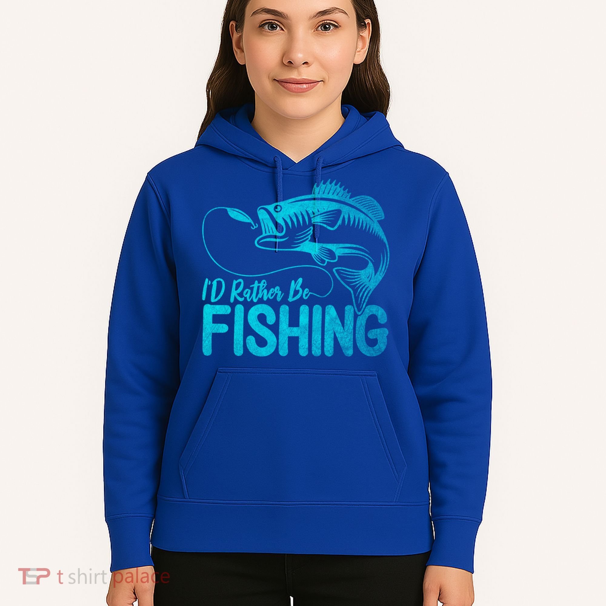 I'd Rather Be Fishing For Fisher Gift Hoodie