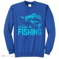 I'd Rather Be Fishing For Fisher Gift Sweatshirt thumb 0