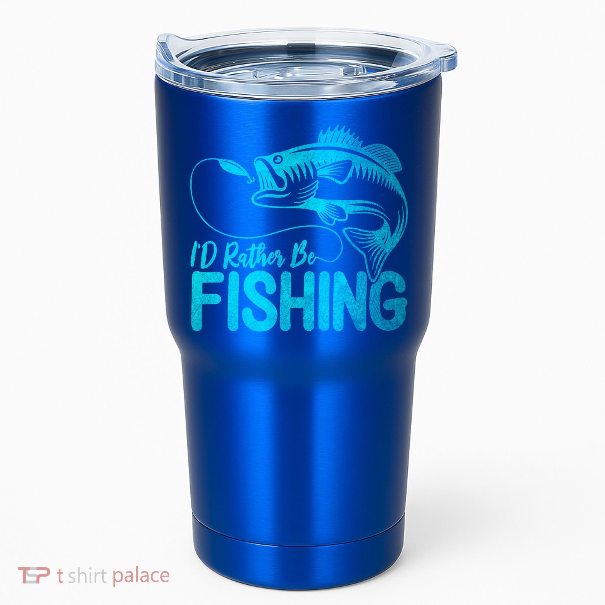 I'd Rather Be Fishing For Fisher Gift Tumbler