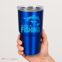 I'd Rather Be Fishing For Fisher Gift Tumbler thumb 2