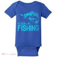 I'd Rather Be Fishing For Fisher Gift Baby Bodysuit thumb 0