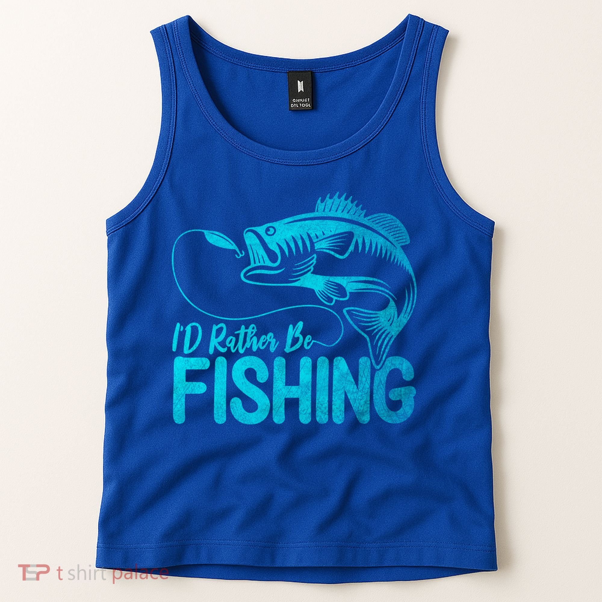 I'd Rather Be Fishing For Fisher Gift Tank Top