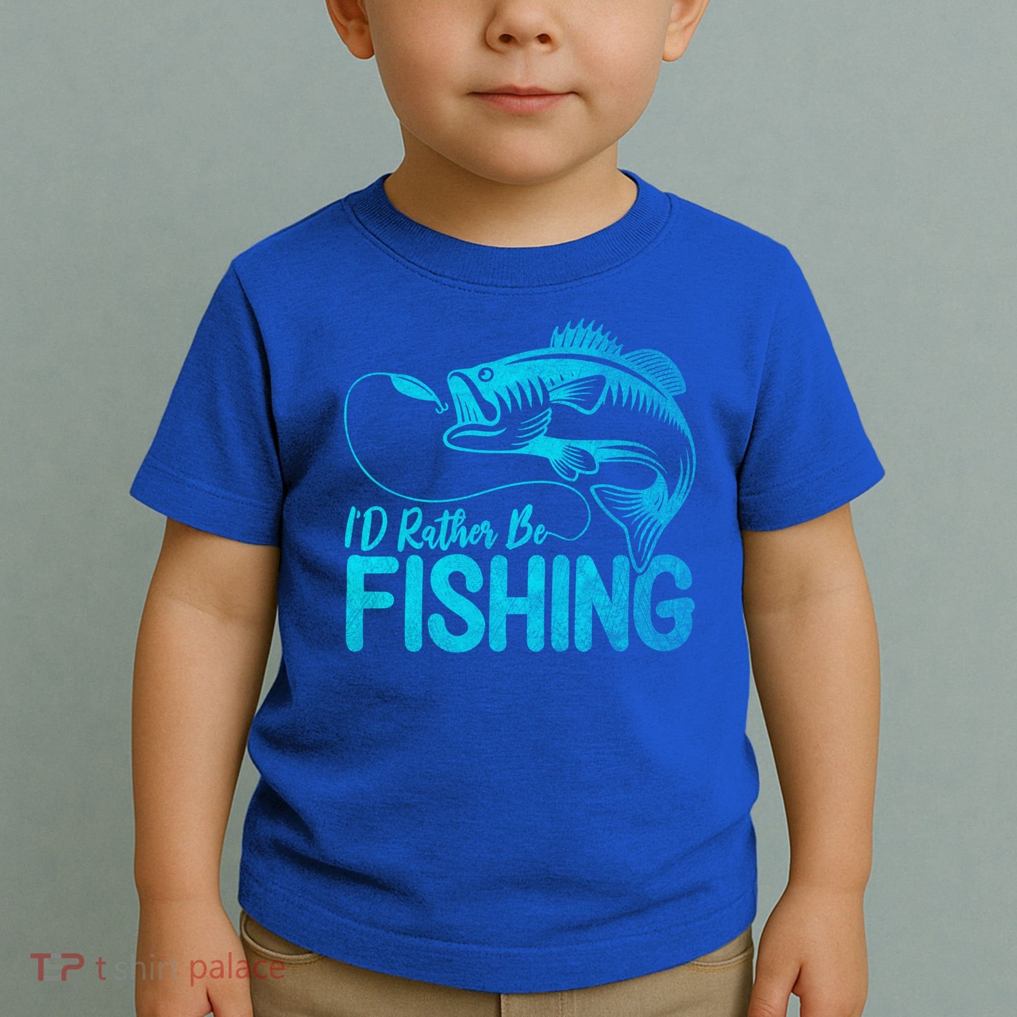 I'd Rather Be Fishing For Fisher Gift Toddler T-Shirt