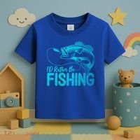 I'd Rather Be Fishing For Fisher Gift Toddler T-Shirt thumb 3