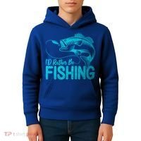 I'd Rather Be Fishing For Fisher Gift Kids Hoodie thumb 4