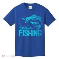 I'd Rather Be Fishing For Fisher Gift Kids T-Shirt thumb 0
