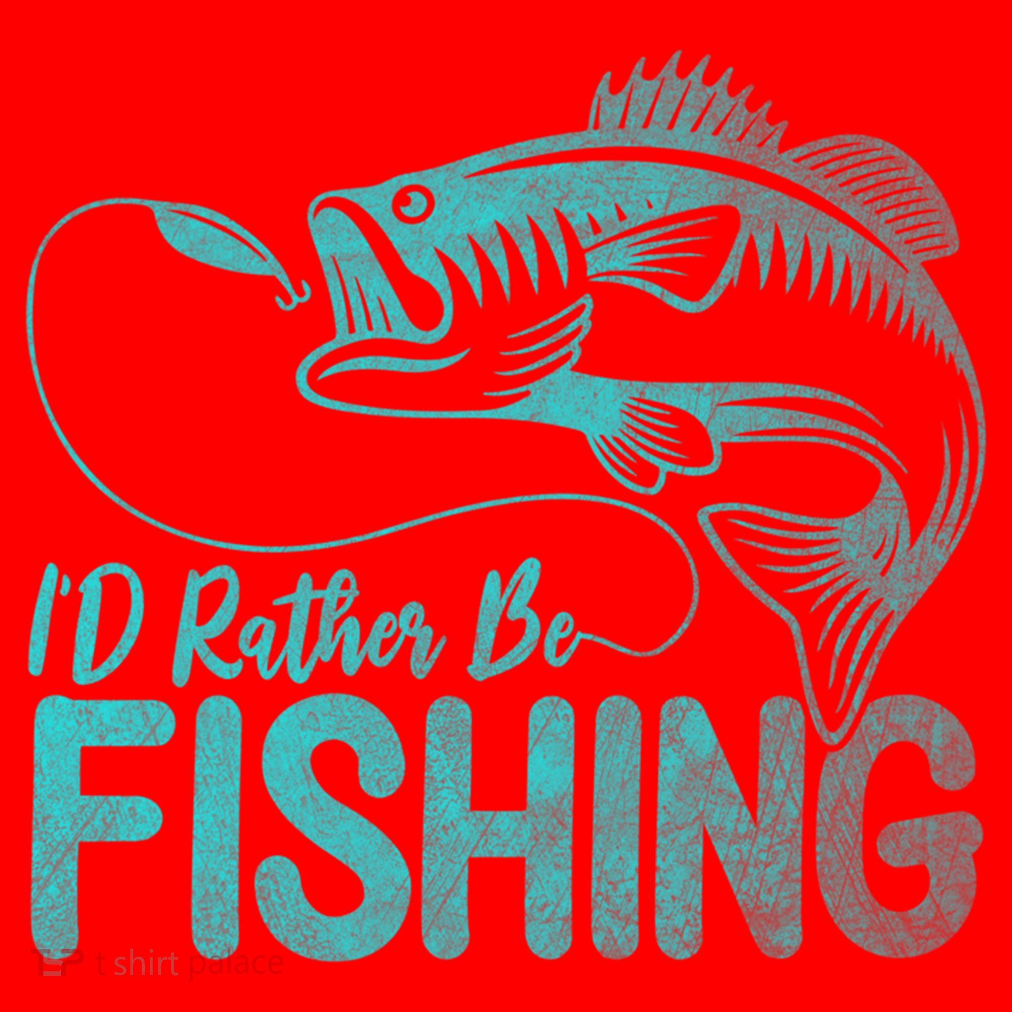 I'd Rather Be Fishing For Fisher Gift Santa Hat