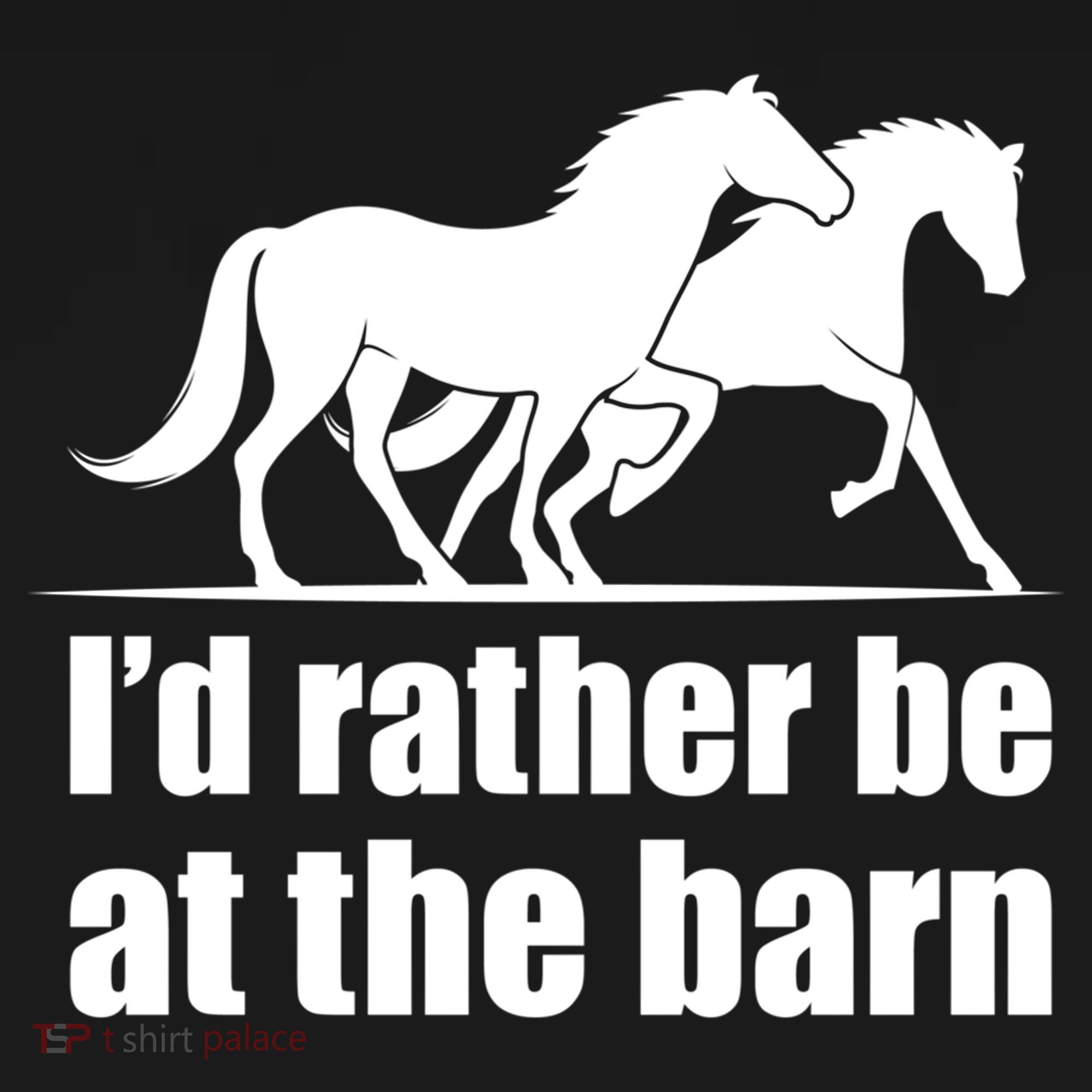 I'd Rather Be At The Barn Horse Gift And Great Gift Women's Hoodie