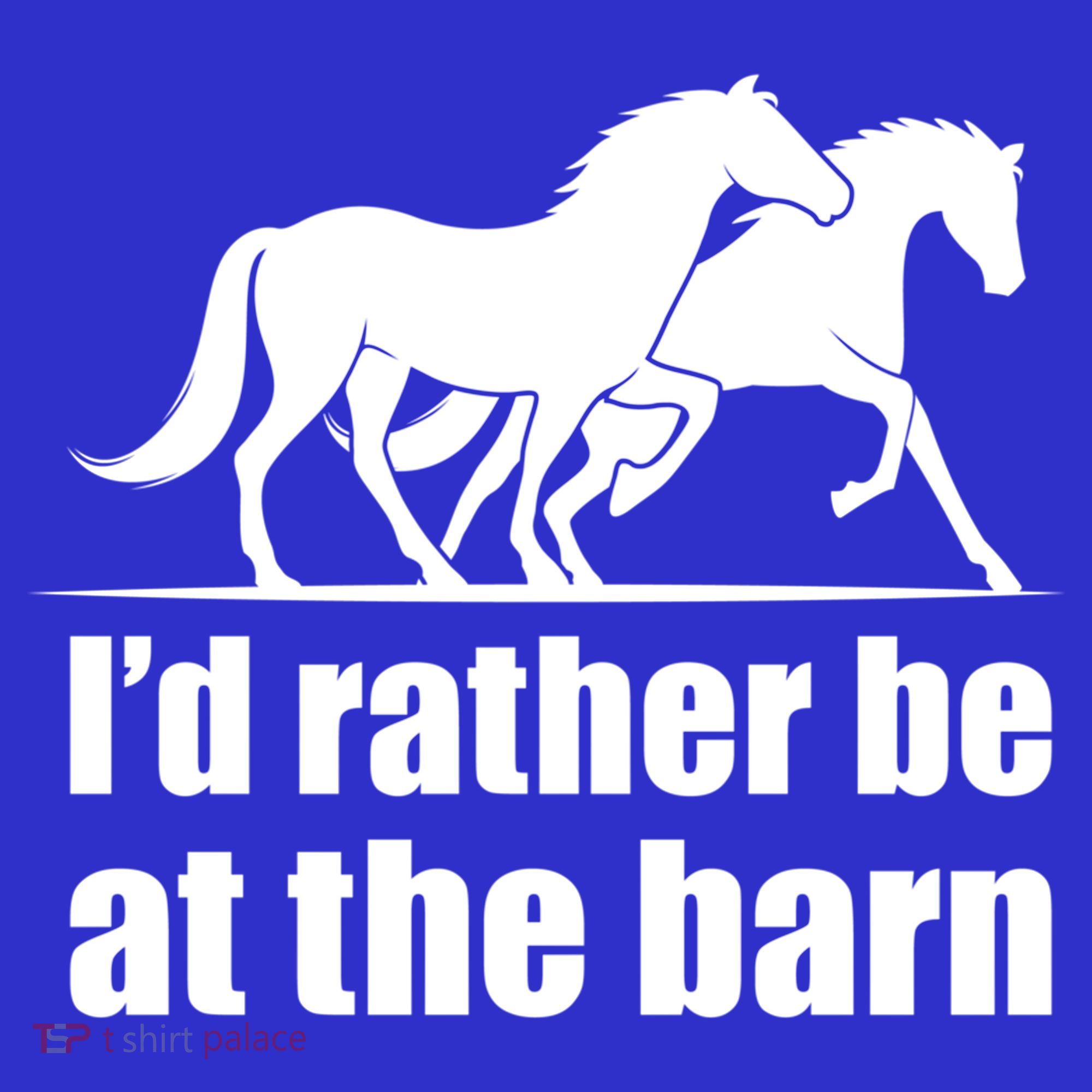 I'd Rather Be At The Barn Horse Gift And Great Gift Women's Tank Top