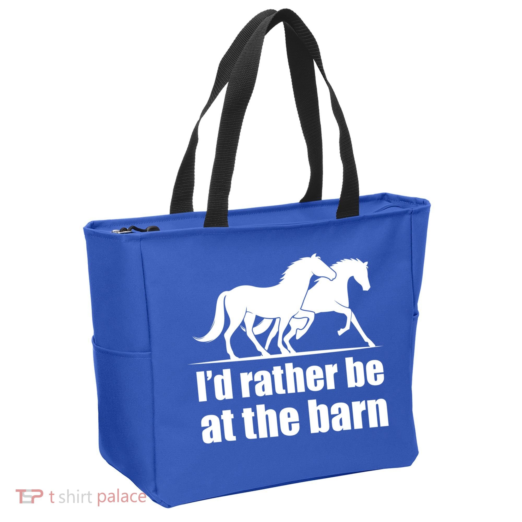 I'd Rather Be At The Barn Horse Gift And Great Gift Tote Bag