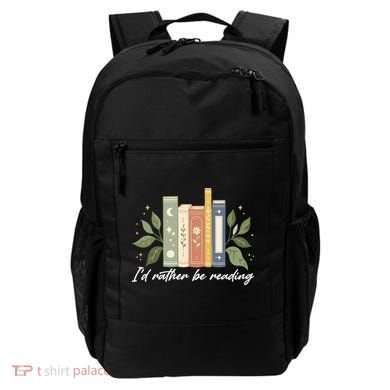 I'd Rather Be Reading Nature Book Lovers For Readers  Backpack