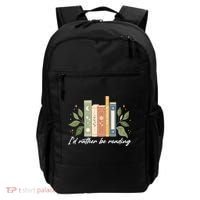 I'd Rather Be Reading Nature Book Lovers For Readers  Backpack thumb 0