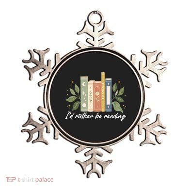 I'd Rather Be Reading Nature Book Lovers For Readers  Ornament