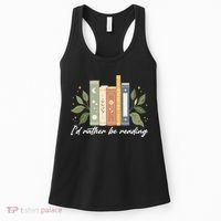 I'd Rather Be Reading Nature Book Lovers For Readers  Women's Tank Top thumb 0