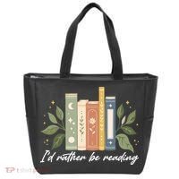 I'd Rather Be Reading Nature Book Lovers For Readers  Tote Bag thumb 0