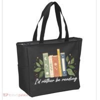 I'd Rather Be Reading Nature Book Lovers For Readers  Tote Bag thumb 2