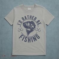 I’d Rather Be Fishing Funny Fishing T-Shirt thumb 5