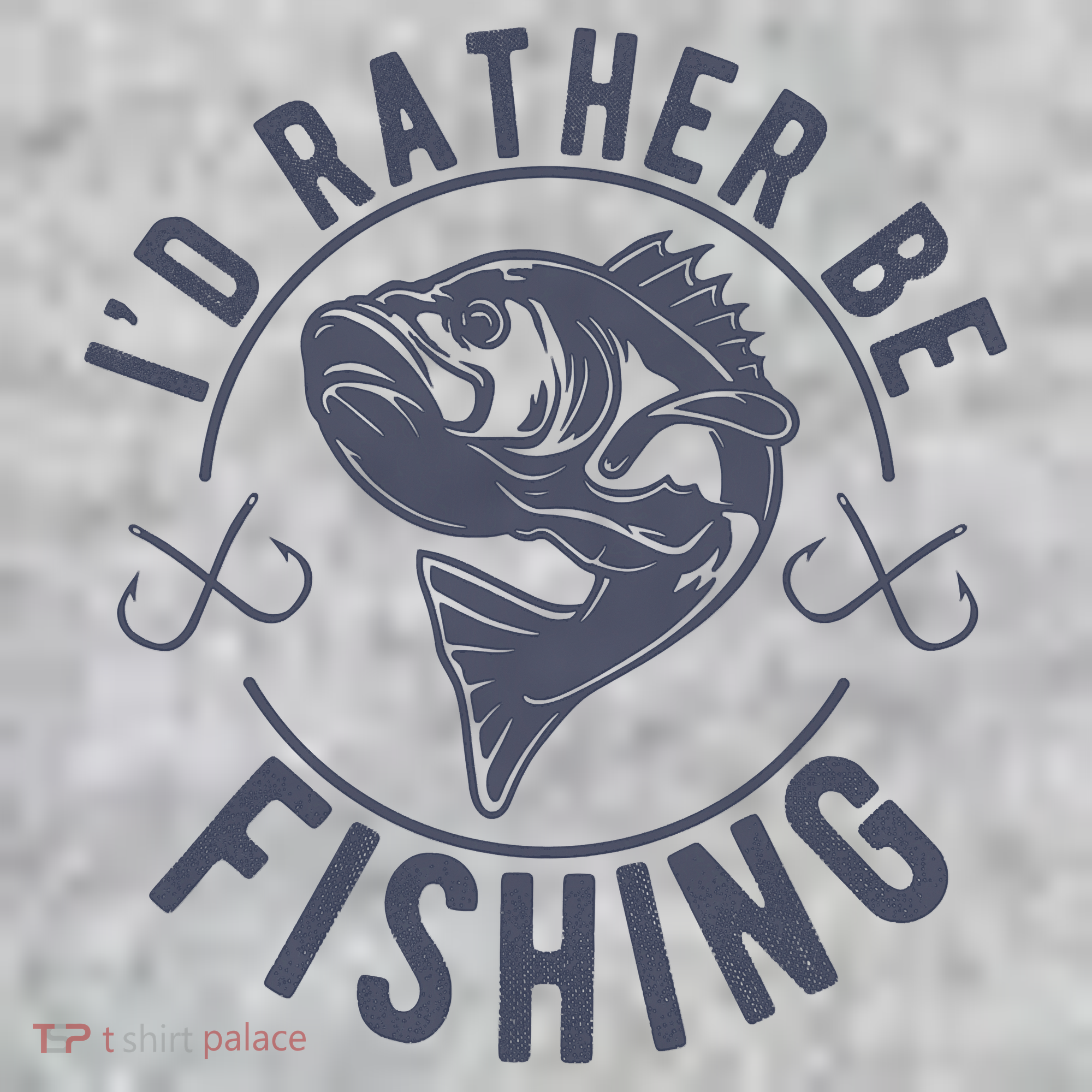 I’d Rather Be Fishing Funny Fishing Toddler T-Shirt
