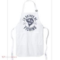 I’d Rather Be Fishing Funny Fishing Apron thumb 0