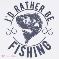 I’d Rather Be Fishing Funny Fishing Women's Tank Top thumb 5