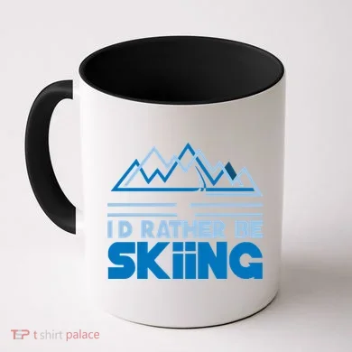 I'd Rather Be Skiing Coffee Mug
