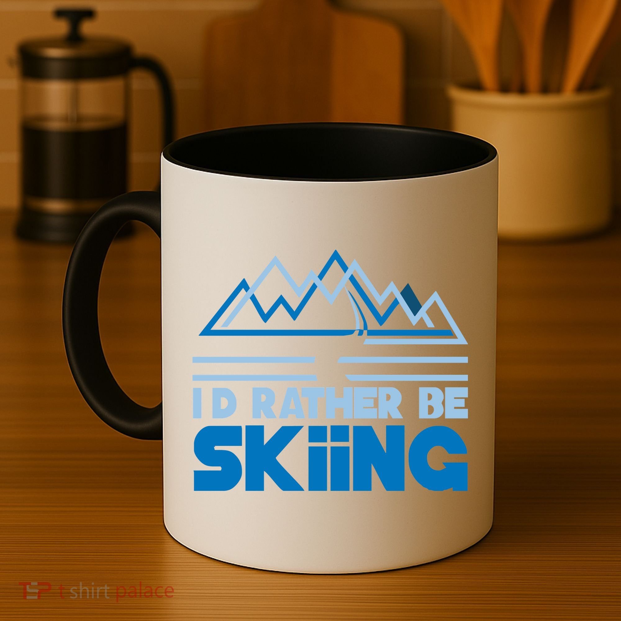I'd Rather Be Skiing Coffee Mug