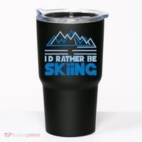 I'd Rather Be Skiing Tumbler thumb 0