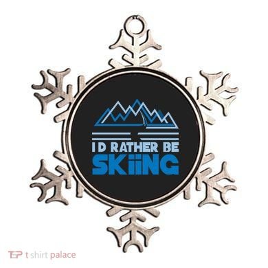 I'd Rather Be Skiing Ornament