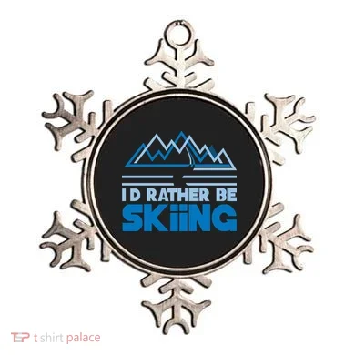 I'd Rather Be Skiing Ornament