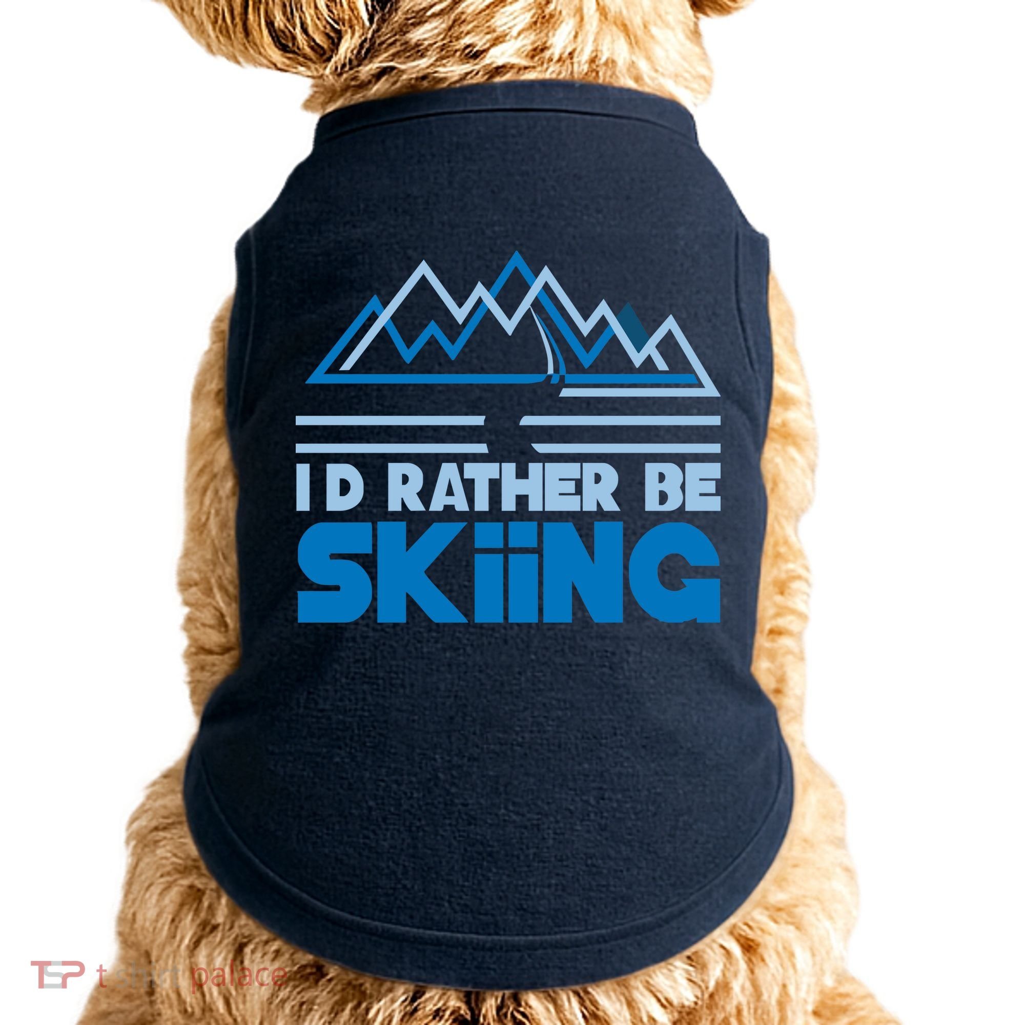 I'd Rather Be Skiing Doggie Tank