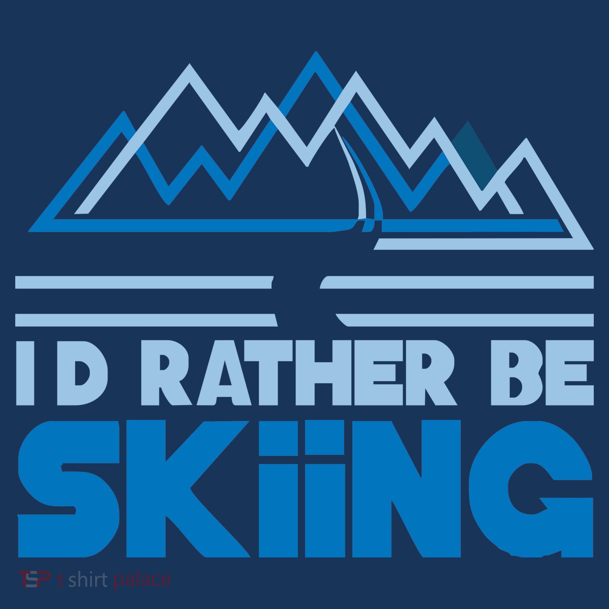 I'd Rather Be Skiing Mousepad