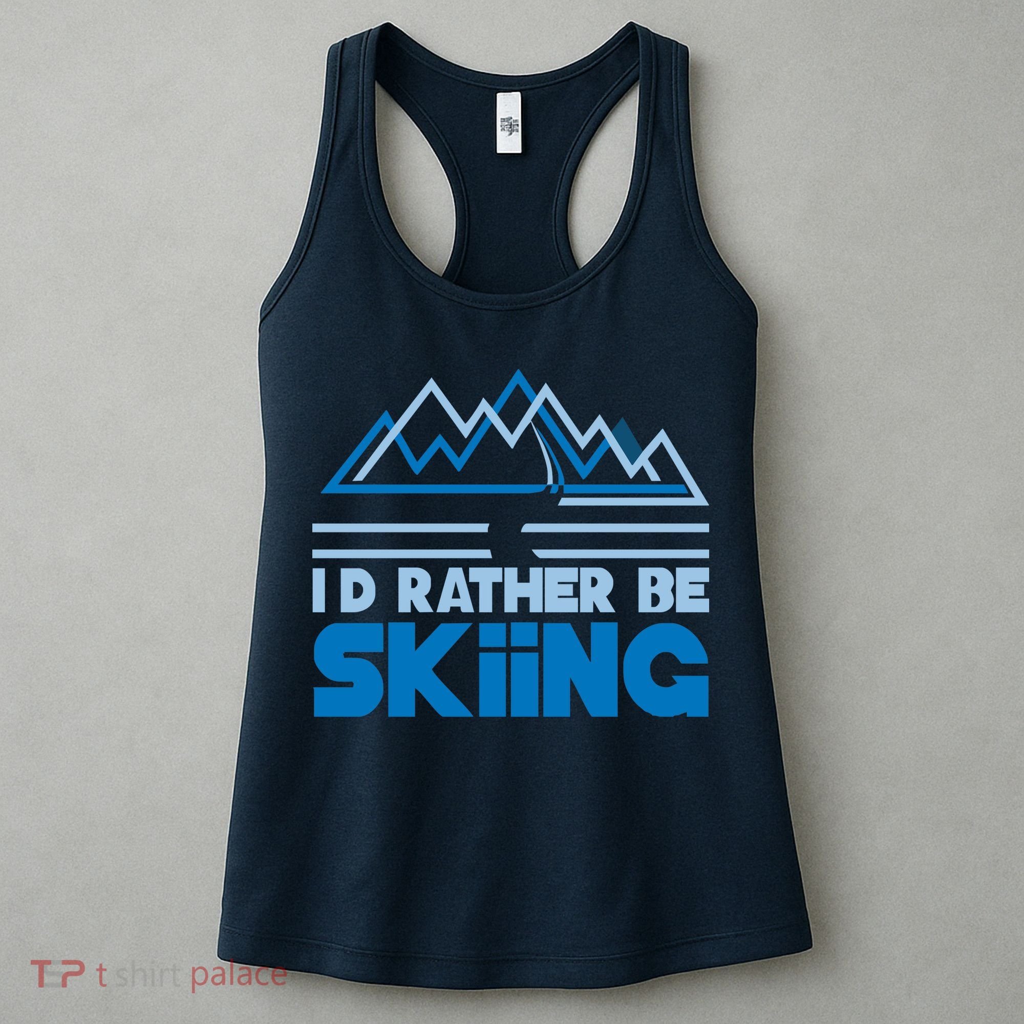 I'd Rather Be Skiing Women's Tank Top