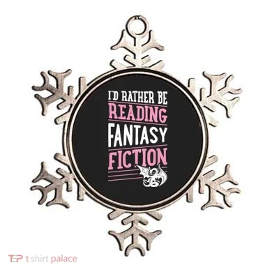 Id Rather Be Reading Fantasy Fiction Gift Ornament