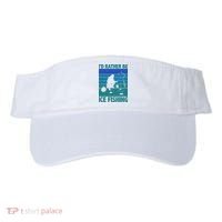 I'd Rather Be Ice Fishing Hobby Retro Gift Visor thumb 0