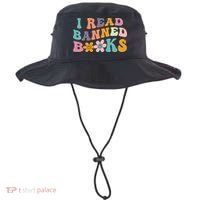 I Read Banned Books Retro Wavy Bucket Hat thumb 0