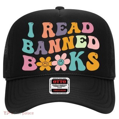 I Read Banned Books Retro Wavy Hat