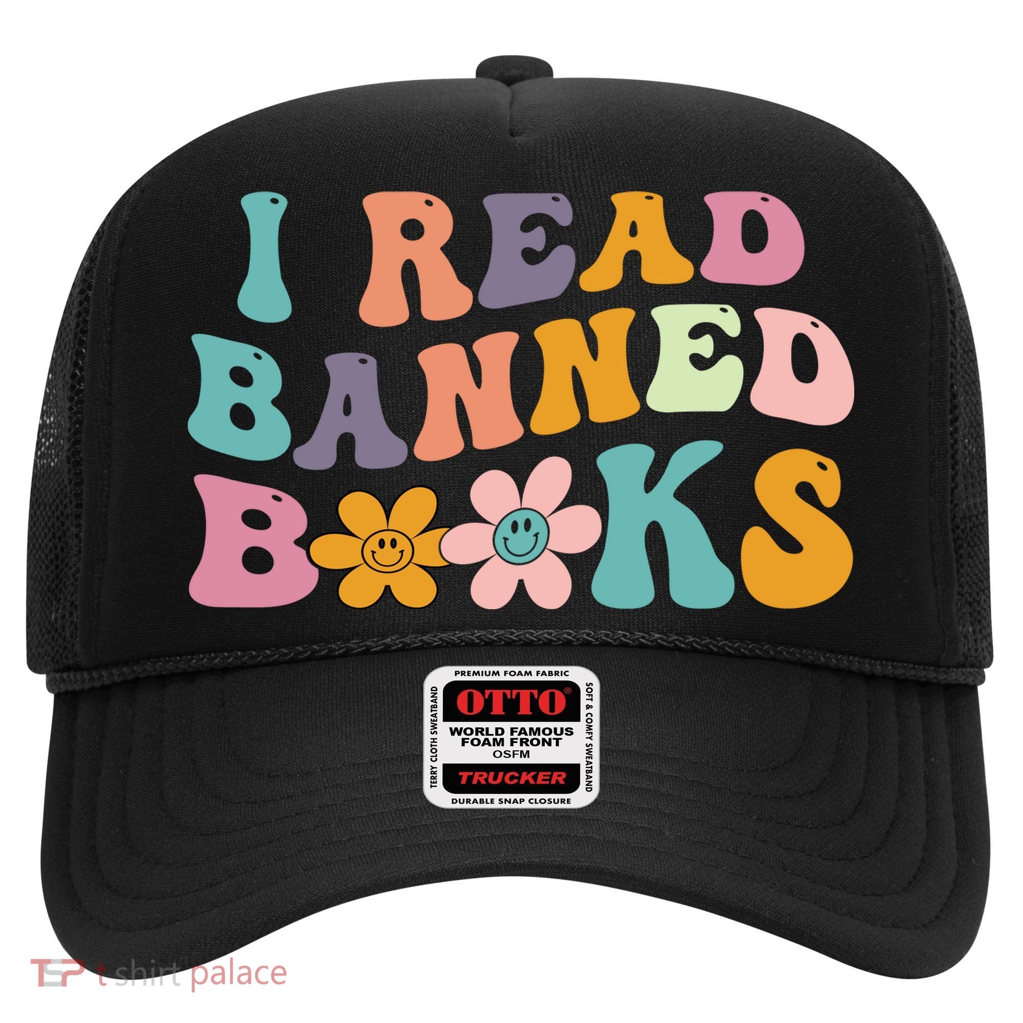 I Read Banned Books Retro Wavy Hat