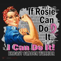 Breast Cancer, If Rosie Can Do It Breast Cancer Warrior Toddler Hoodie thumb 2