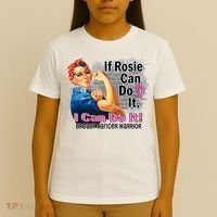 Breast Cancer, If Rosie Can Do It Breast Cancer Warrior T-Shirt thumb 4