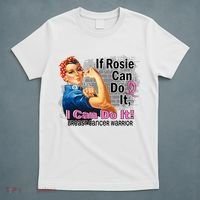Breast Cancer, If Rosie Can Do It Breast Cancer Warrior T-Shirt thumb 5