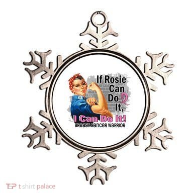 Breast Cancer, If Rosie Can Do It Breast Cancer Warrior Ornament