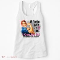 Breast Cancer, If Rosie Can Do It Breast Cancer Warrior Women's Tank Top thumb 0