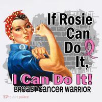 Breast Cancer, If Rosie Can Do It Breast Cancer Warrior Women's Tank Top thumb 5