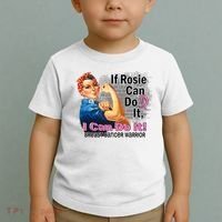 Breast Cancer, If Rosie Can Do It Breast Cancer Warrior Toddler T-Shirt thumb 2