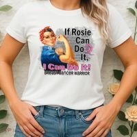 Breast Cancer, If Rosie Can Do It Breast Cancer Warrior Women's T-Shirt thumb 2