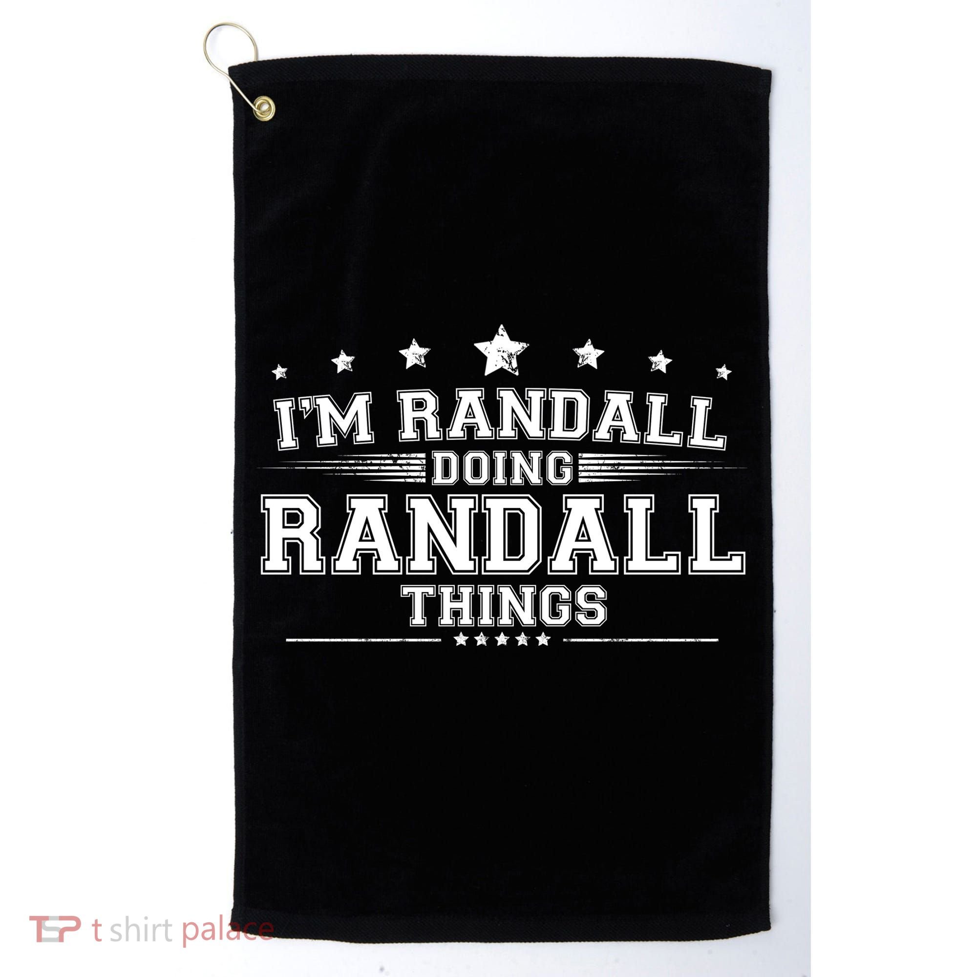 Im Randall Doing Randall Things Golf Towel
