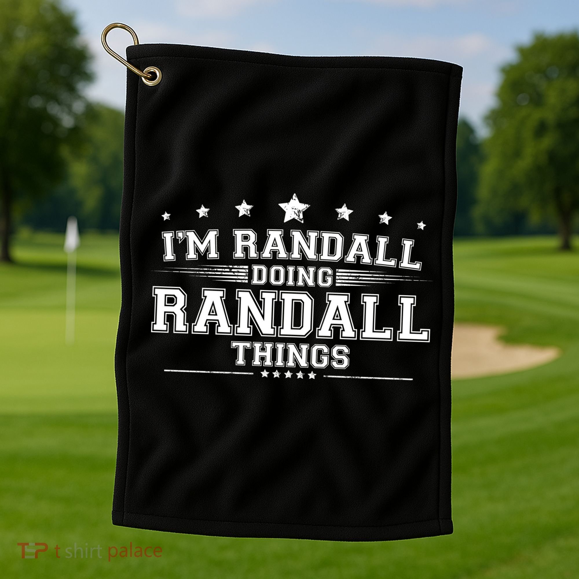 Im Randall Doing Randall Things Golf Towel