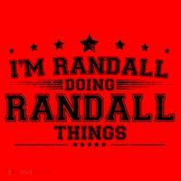 Im Randall Doing Randall Things Santa Hat thumb 1