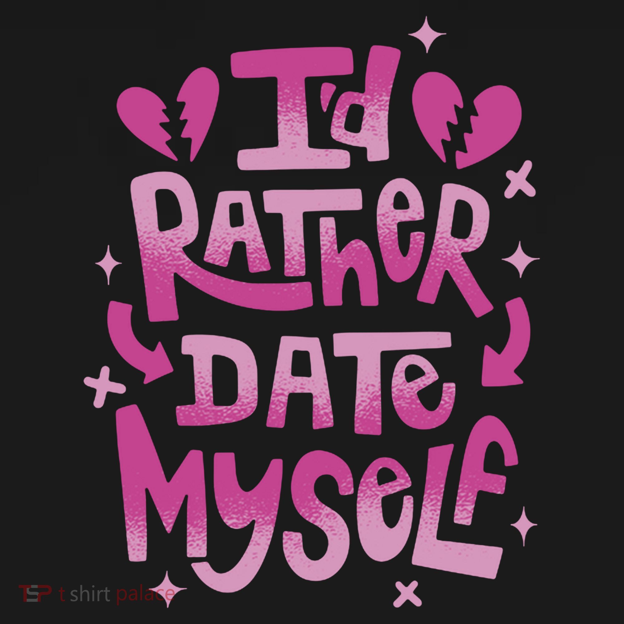 Id Rather Date Myself Anti Valentines Day Funny Apron